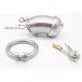 Tobby Tube chastity device from Kink-Shop. Select between 3 diffrent sizes of backrings. Discreet delivery.