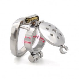 The little monster micro chastity device for betamales
