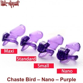Chaste Bird Nano Lilla kyskhedsbælte inklusiv 4 bagringe.